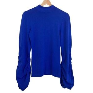 KEEPSAKE THE LABEL The Floating Knit Sweater Top in Cobalt Blue